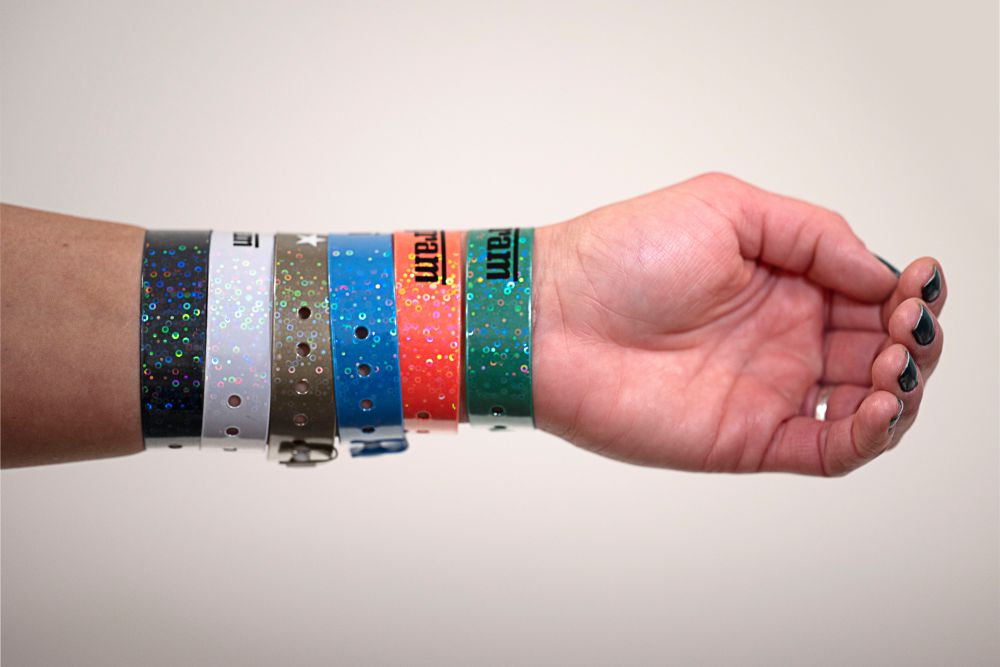 Armband Vinyl Hologramm 19 mm – Die ideale Lösung für alle, die auffallen möchten